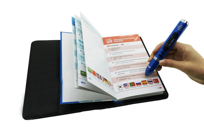 ISO9001 Factory Magic Recording Pen Adult Multi Language Translation Talking Pen OID Special Touch Reading Pen