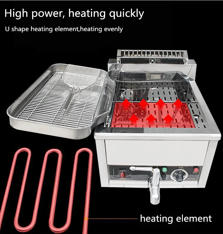 Industrial Thermostat Controlled Frying Machine Deep Fryer Buy Thermostat Controlled Deep