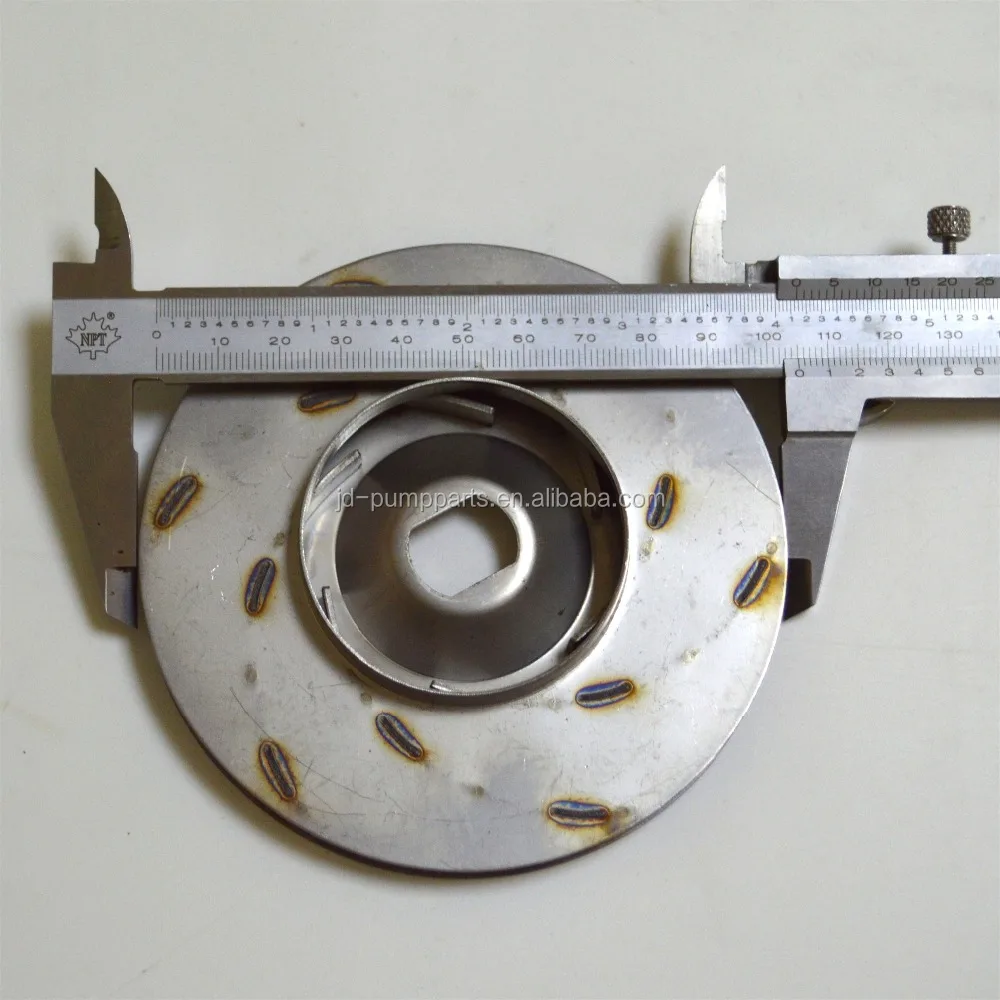 
Stainless steel pump impeller for 12T multistage pump with laser repair welding 