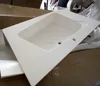 Hotel project solid surface integrated bathroom sink and countertop