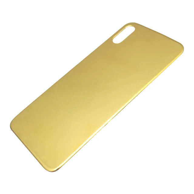 24-k plated pure gold metal single back plate