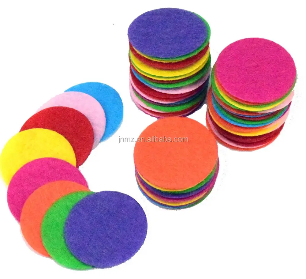 

round laser cut felt placemats felt fabric drink coaster
