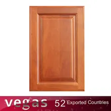 Современных поднял Природный Черешневый лес панели дверь кухни дизайн