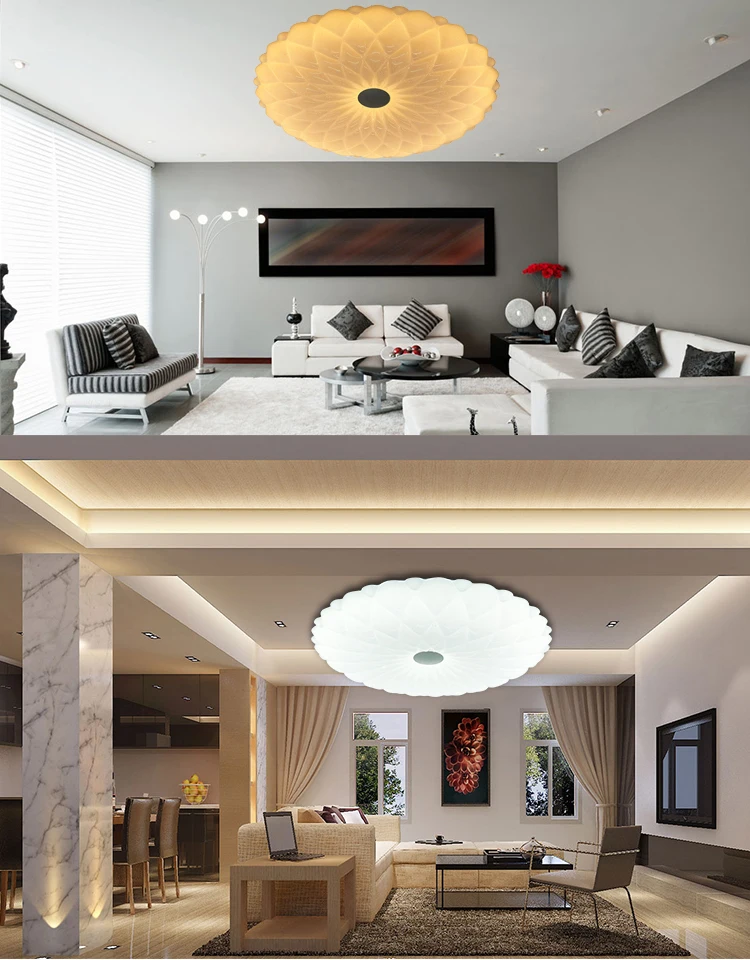 High lumen ceiling light color changing led changeable CCT with remote control home center led ceiling decoration light