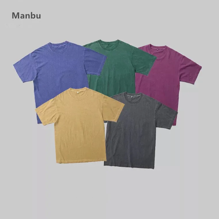 New wholesale latest distressed men's t shirt designs 100% cotton custom retro no logo plain t-shirt for men
