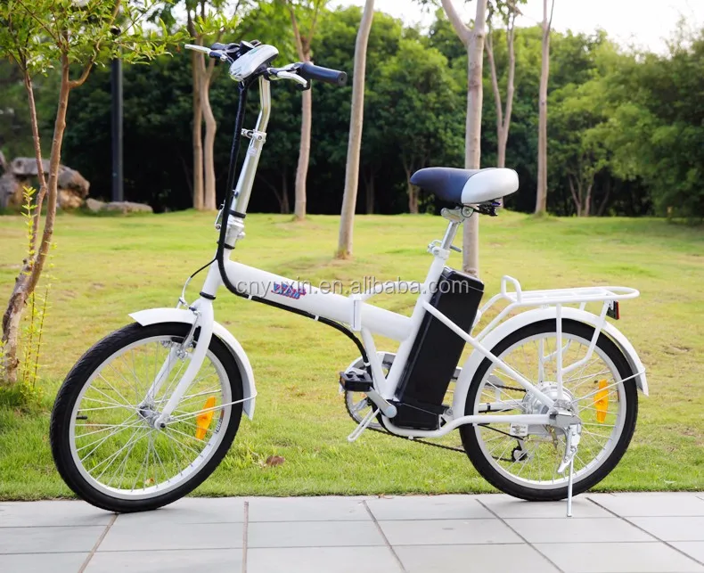 20 Inch Folding Bike 250w Rear Motor Ecofriendly Electric Foldable
