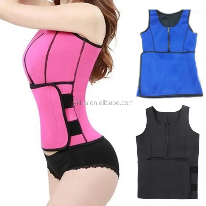 

2017NEW Neoprene Adjustable Sweat Belt Corset Sauna Vest Hot Body Shaper, N/a