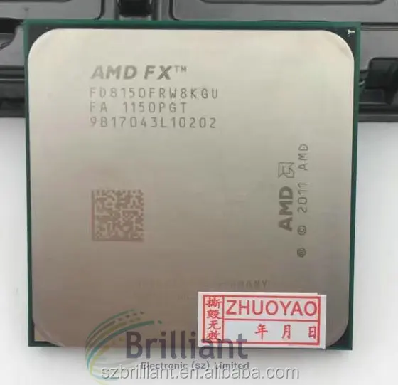 

for AMD FX-8150 FX 8150 CPU FD8150FRW8KGU 125W 3.6GHz Socket AM3+ 32nm 8MB Octa Core eight