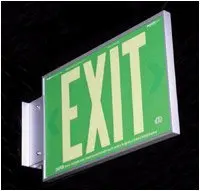 Everglow Photoluminescent Ul 924 Compliant Exit Sign - Buy ...