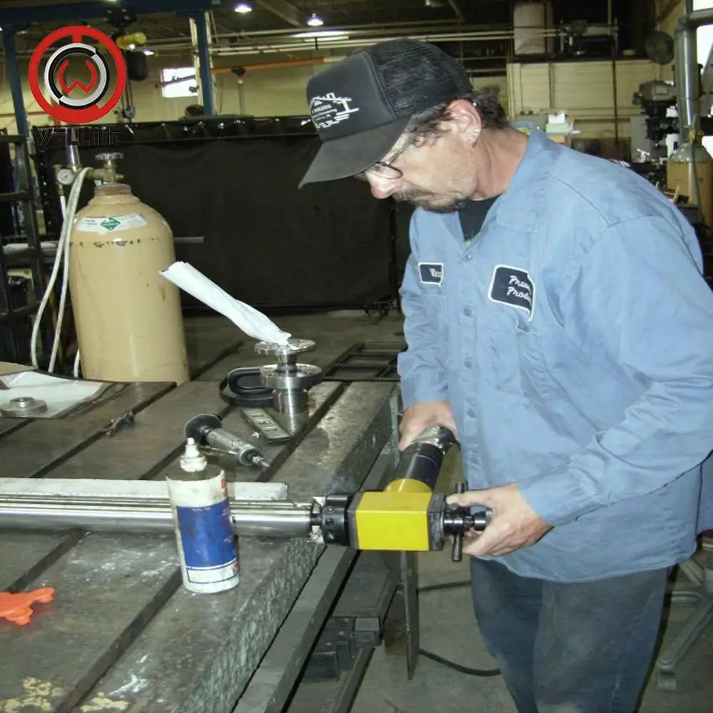 Horizontal Pipe Beveler Internal Beveling Hand Pipeline Chamfering