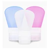 BPA Free leak proof portable silicone makeup travel case for travel
