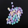 Lovely spring color heart shaped plastic beads for DIY jewelry