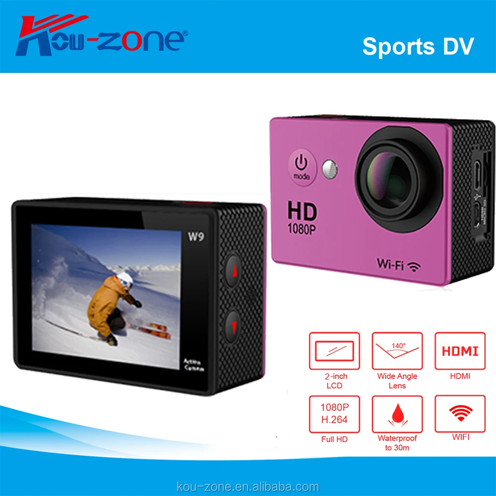 2018 Trending Products Waterproof Sport Camera / Hd Mini Sport Dv 1080p