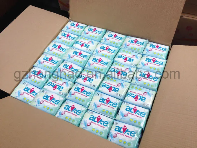 free sample disposable sanitary pad 320mm women sanitary towel