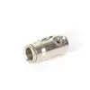 1/8 brass push fit end cup fitting with hole for water and air transfer mist fog nozzle push in end plug fitting