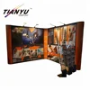 Pvc pop-up stand unique design trade show booths with shelves