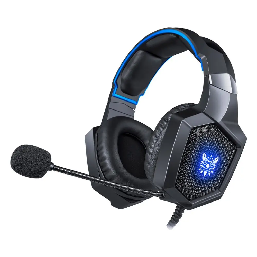 

ONIKUMA K8 Samll Order Wired PC Gaming Accessories Headset With Mic Head Phones, Black;blue