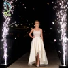 Wedding Cold Pyro Fountain Machine Pyro Effects With Remote Control Titanium Powder For Event Stage Wedding