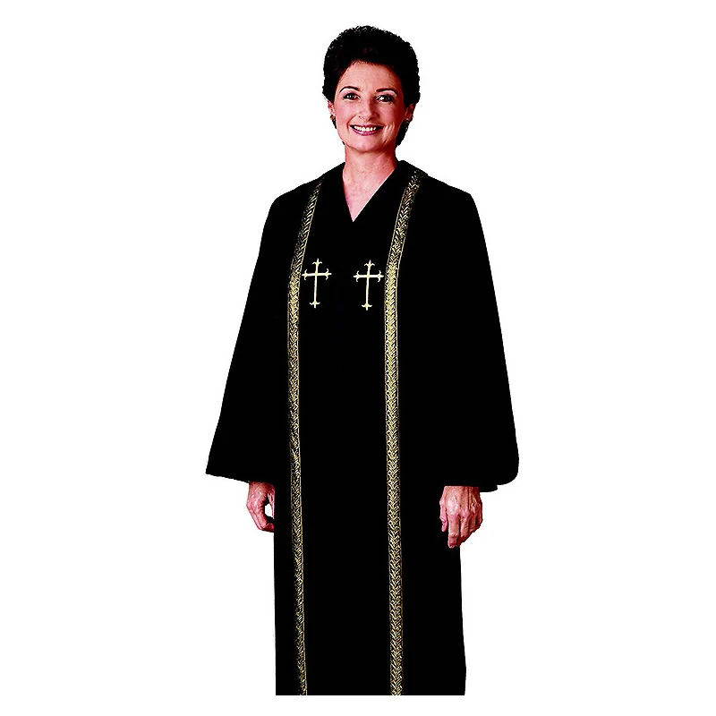 factory supply high quality church robes embroidered logo