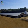 Prefabricated Metal Frame Shed Design Chicken poultry House Construction