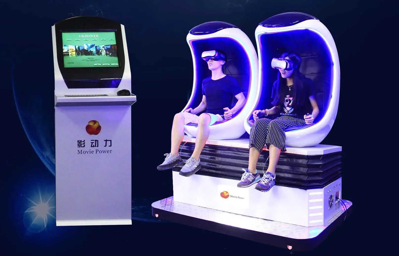 Great Experience Funny Vr Gear Virtual Reality Game Machines Roto Vr Chair 9d Vr Cinema Egg Chair Motion Simulator Buy Vr Gear Virtual Reality