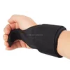 Thick Neoprene Padded Wrist Wraps for Grip Assist During Deadlifts