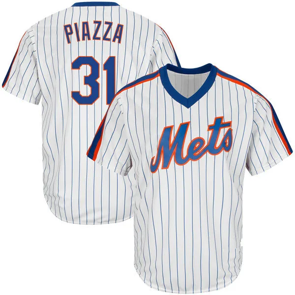 

New York Mets 31 Mike Piazza 17 Keith Hernandez High-quality baseball Jerseys