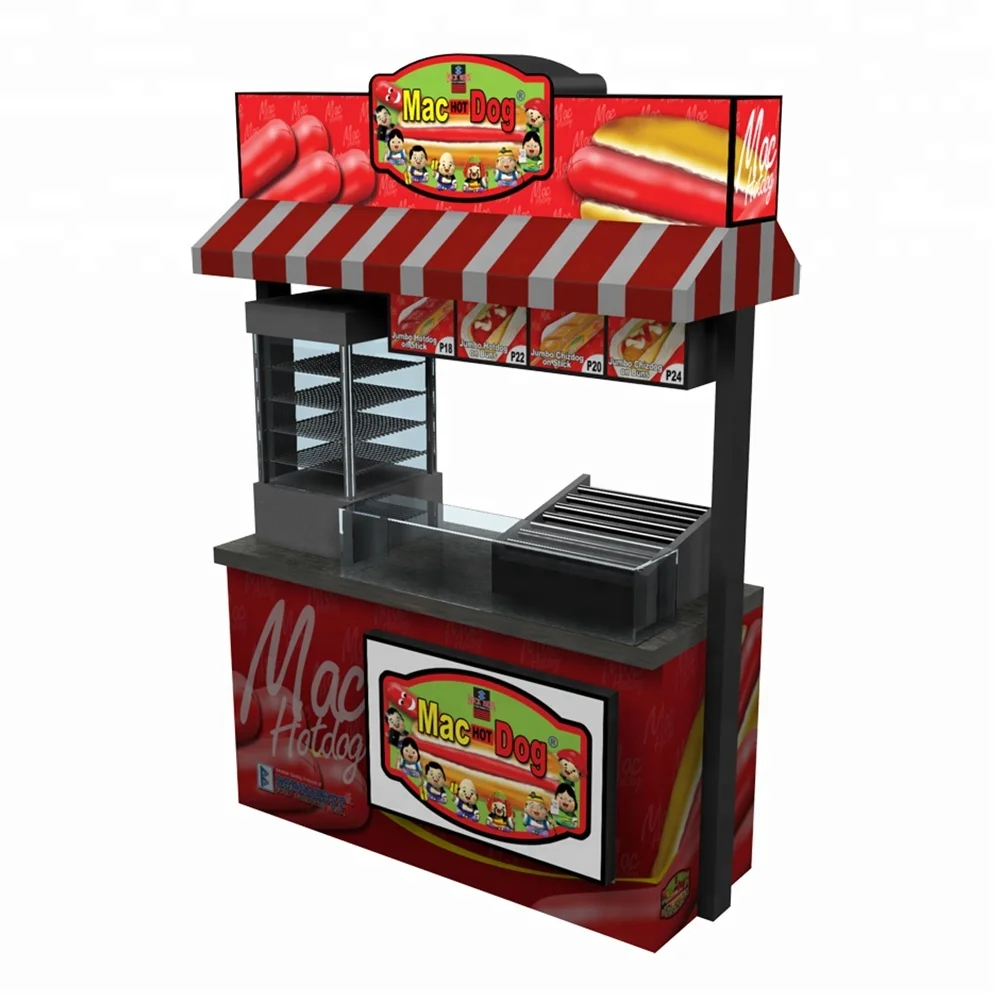 Best popular mall food kiosk newest outdoor food kiosk design high quality kiosk food shopping mall