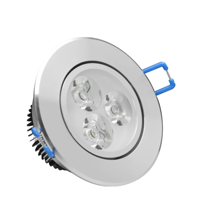 cheap price round smd recessed led downlight 3w adjustable 3x1w