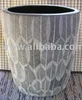Terracotta Pot Mahogany Leaf