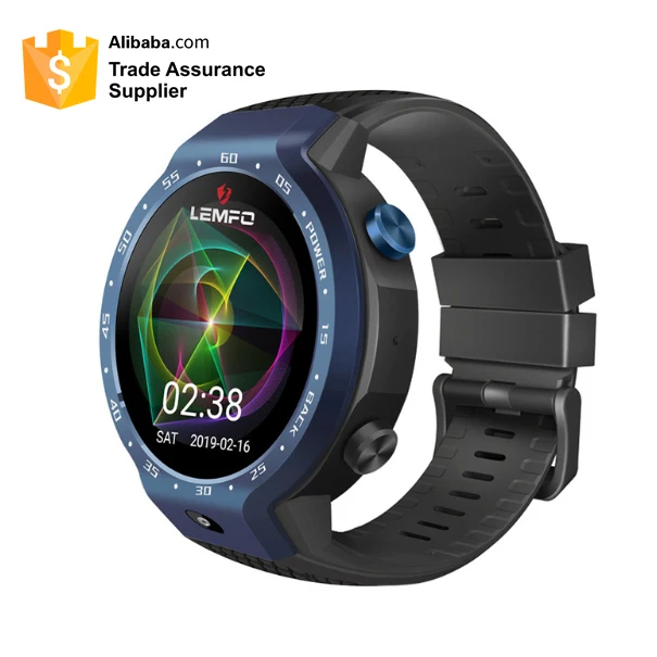 

2019 LEMFO LEM9 4G LTE Smart Watch Phone Android 7.1.1 Dual Systems 16GB+1GB 5MP Front Camera standby 5 days Smartwatch GPS WIfi