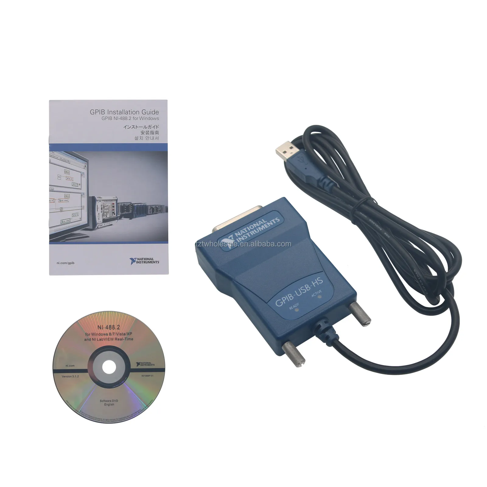 GPIB-USB-HS Interface Adapter controller IEEE 488.2 NI Brand New In Box 