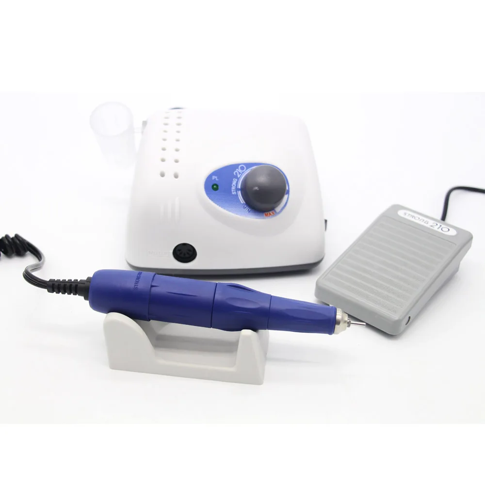 

65w 35000 rpm strong 210 105L electric nail dril micromotor strong 210 saeshin micromotor strong 210 using in nail salon