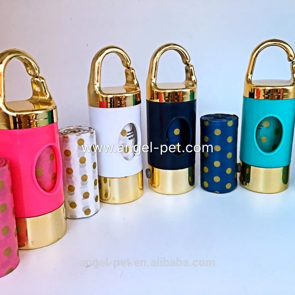 Led Flashlight Dog Waste Bag Dispenser Holder With Pet Roll Bags Led Flashlight Dog Waste Bag Dispenser Holder With Pet Roll Bags