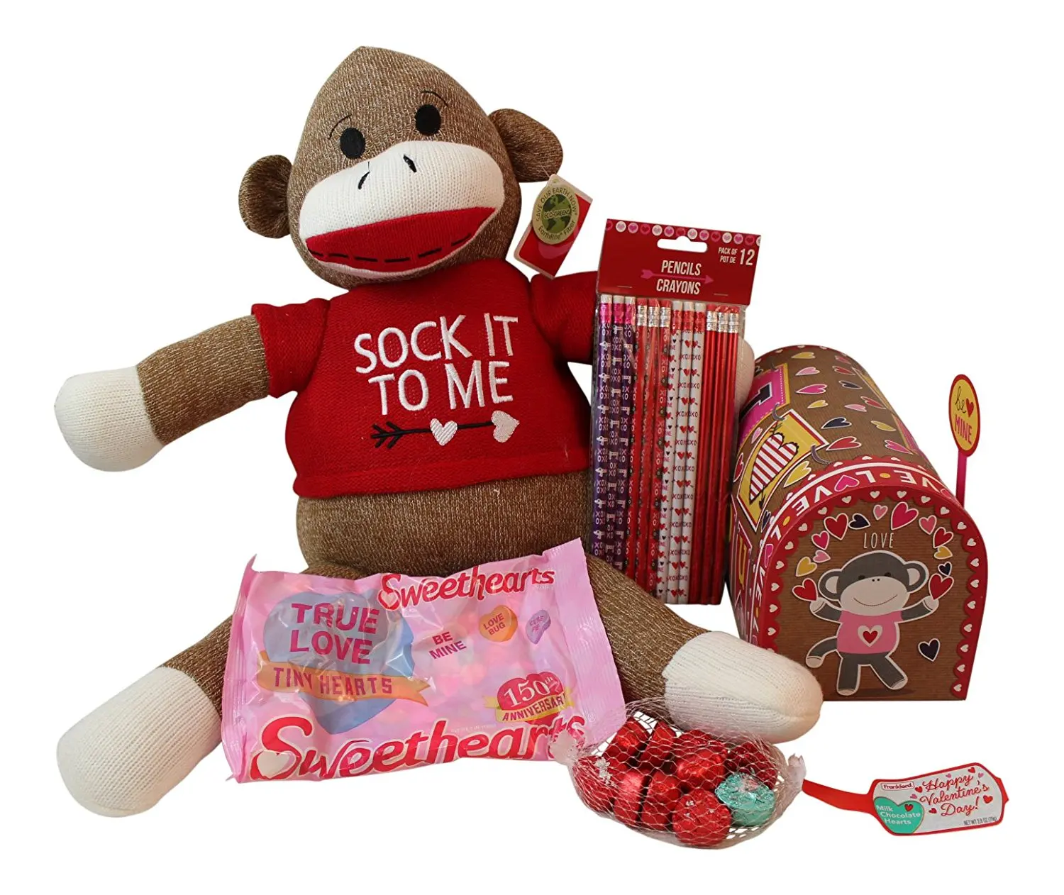 valentine sock monkey