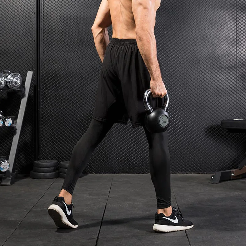 Mens Gym Leggings With Shorts