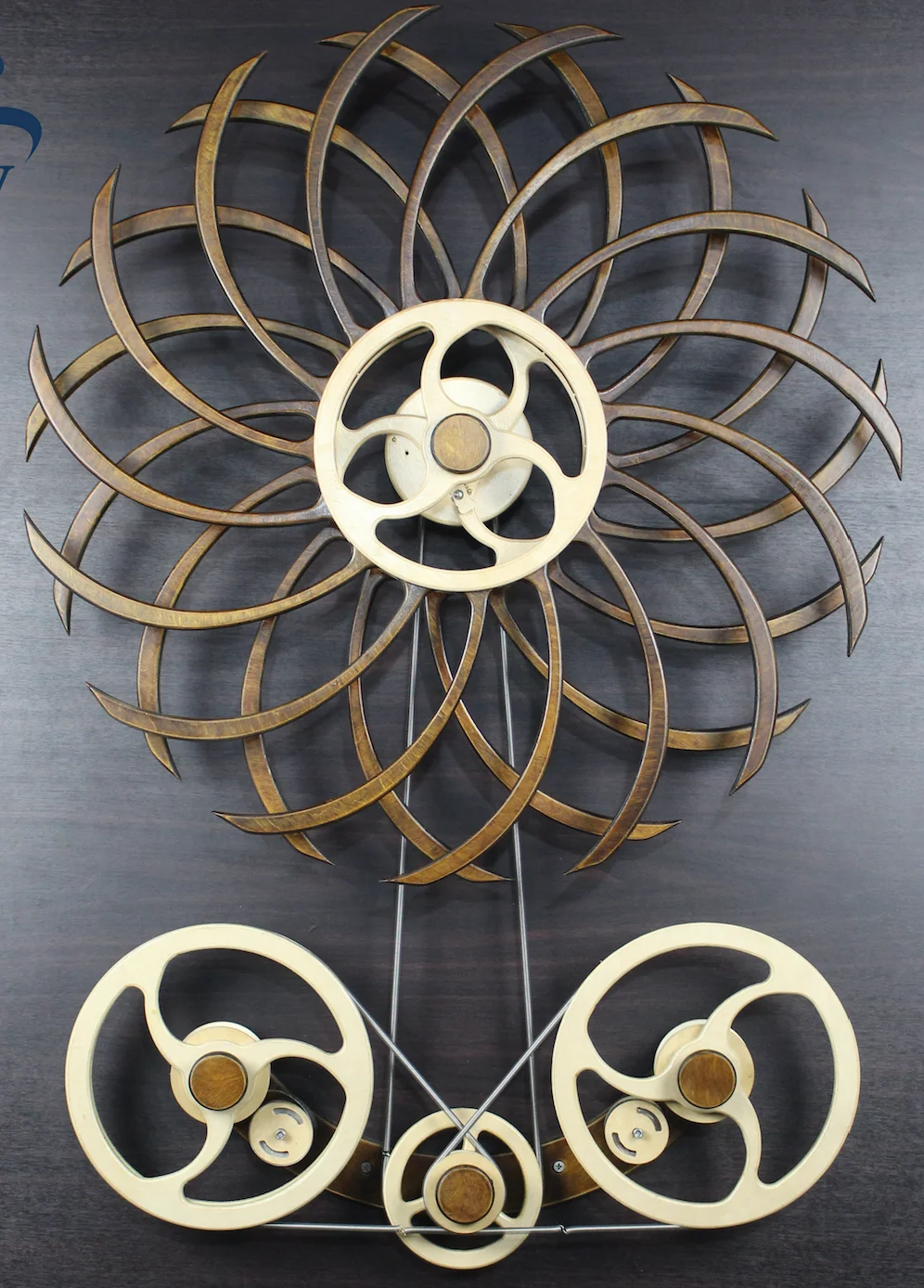 Decoration Duality Wood Art Decor Kinetic Wall Sculpture - Buy Kinetic ...