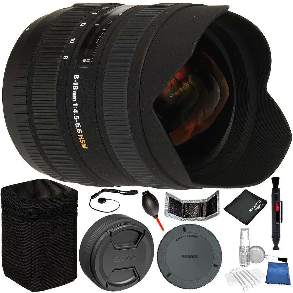 Buy Sigma 8 16mm F 4 5 5 6 Dc Hsm Ultra Wide Zoom Lens For Select Nikon Dslr Bundle With Manufacturer Accessories Accessory Kit 17 Items In Cheap Price On Alibaba Com