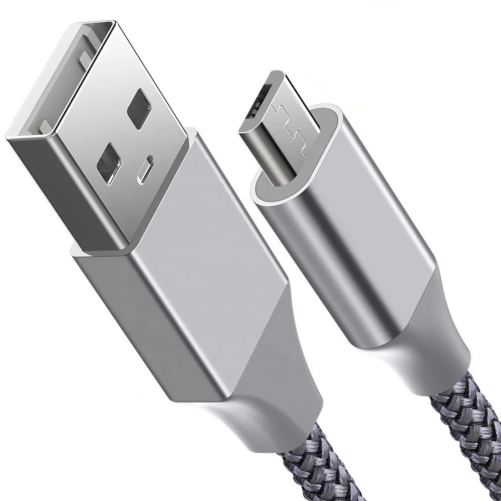 

In Stock Unbreakable Nylon Braided USB Cable Charger Cable for Android