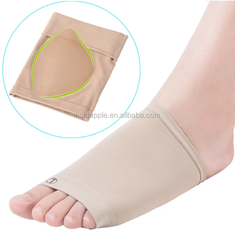 

Arch Support Sleeve for Plantar Fasciitis Flat Feet Pain Relief Upgraded Arch Support Pads Compression Socks for Women Men Foot, Khaki