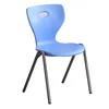 Multipurpose Durable Stacking Plastic Office Chair with Steel frame