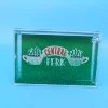 custom Central perk green glitter liquid picture frame