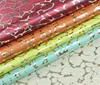 Wholesale synthetic leather bulk glitter fabric pu upper shoes material