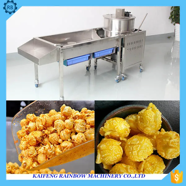 Best Manufacture Automatic Kettle Corn Popcorn Making Machine