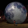 Most Pop[ular OEM Custom Model Planet inflatable moon ball floating lighted balloon For Exhibition For Sale