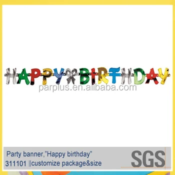 happy birthday letter banner design for birthday party decoration buy