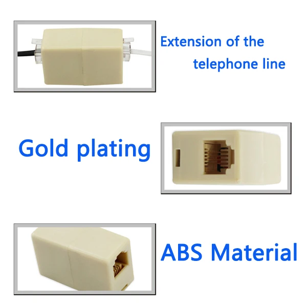 Rj9 Rj10 4p4c Telephone Connectors And Female Adapters Buy Rj9 Rj10