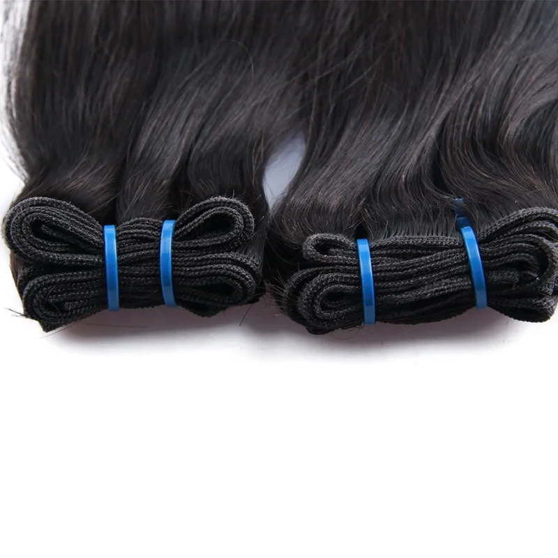 
Wholesale Cuticle Aligned Hair One Donor Virgin Human Hair Super Double Drawn Silky Straight Funmi Hair 
