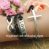 infinity bracelet leather braclets for men