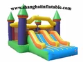 Children park amusement park ride Inflatable bounce house and slide combo Indoor and Out door playground